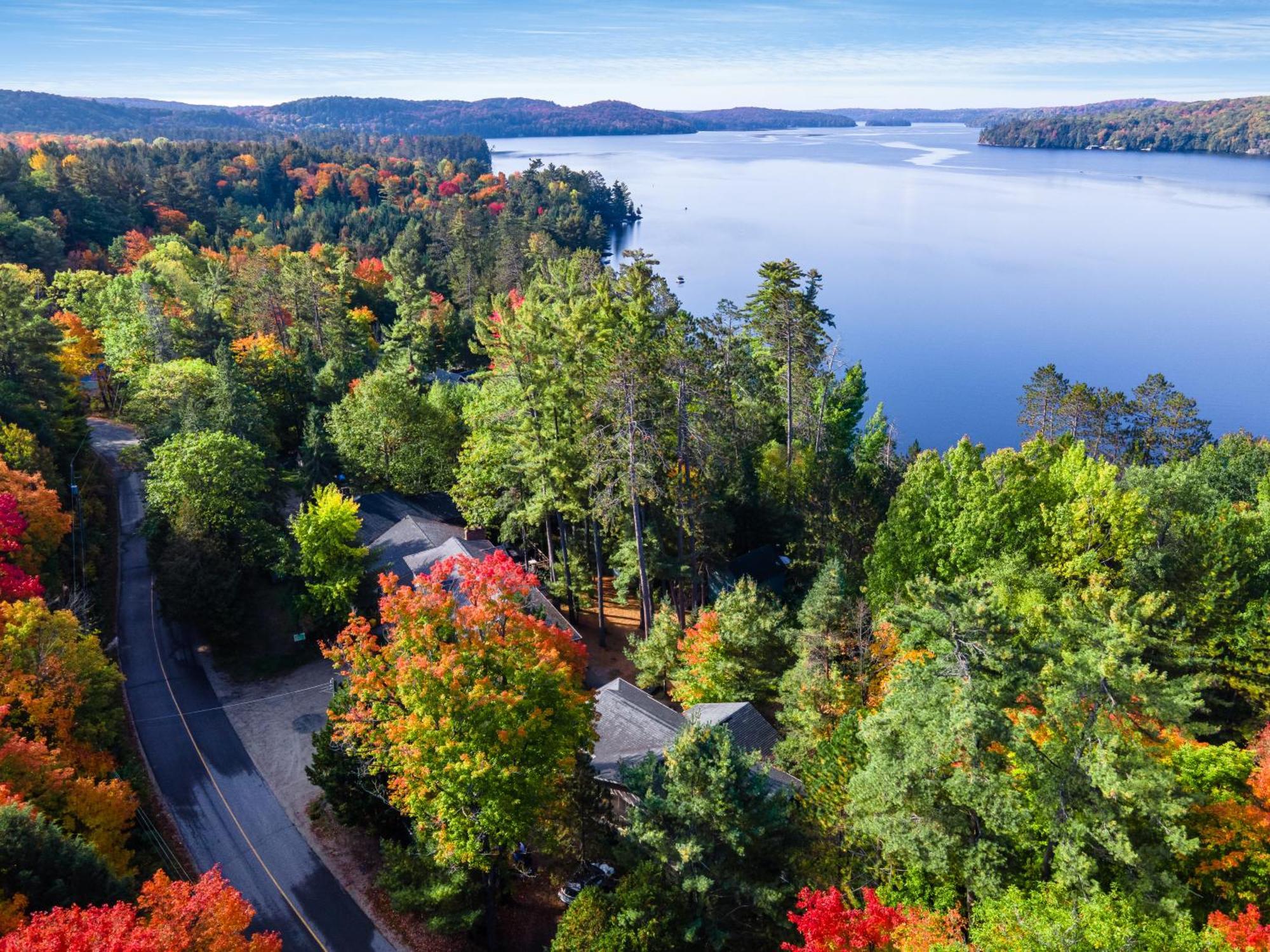 Muskoka Waterfront Retreat Villa Dwight Екстериор снимка